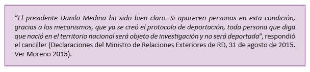 Recuadro El Presidente Danilo